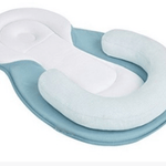 Portable Baby Lounger & Anti-Roll Pillow Bed