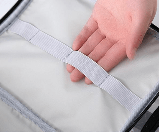 Unique Dual Compartment Cosmetic Bag For Home & Travel