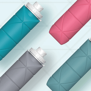 Aesthetic Collapsible Silicone Water Bottle