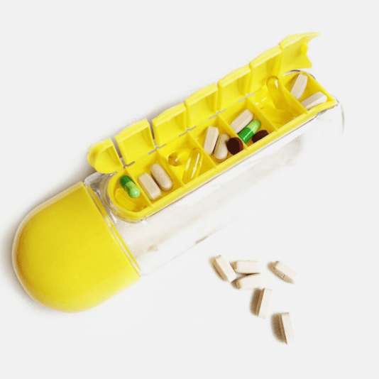 Practical Pill Organizer Water Bottle