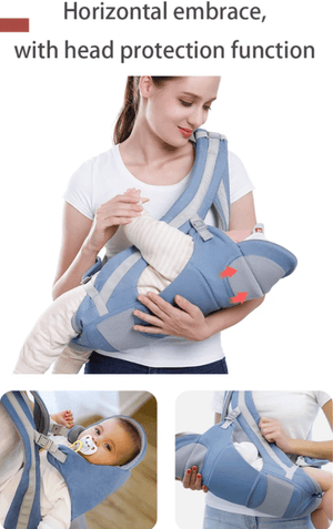 Ergonomic Breathable Baby Hip Carrier 0-48M