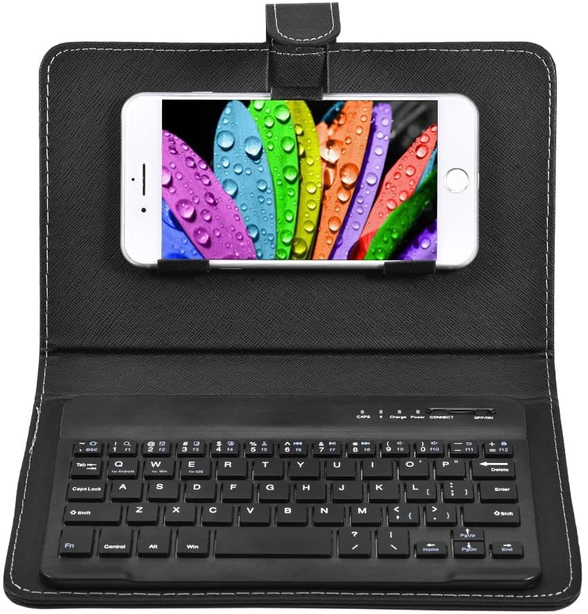 2-in-1 Leather Case with Stand & Wireless Keyboard